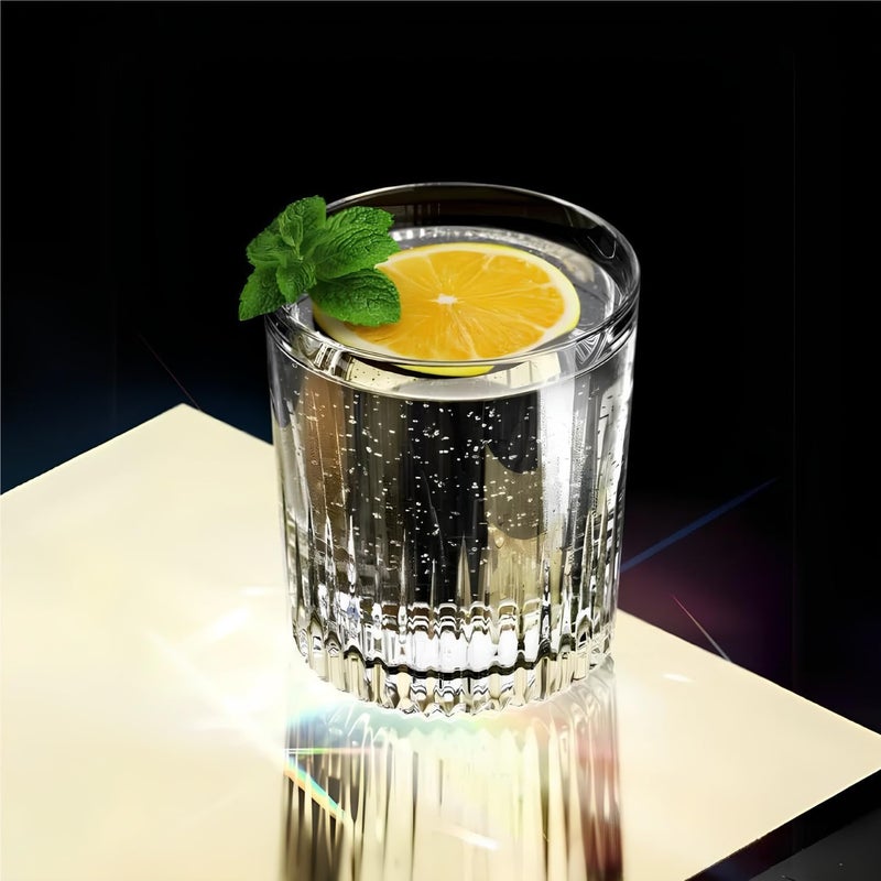Lucaris Pavilion Gleam Double Old Fashioned/Rocks Glass - 350ml (Set of 6) - Premium Crystal Glassware for Whiskey, Cocktails, Spirits - Image 4